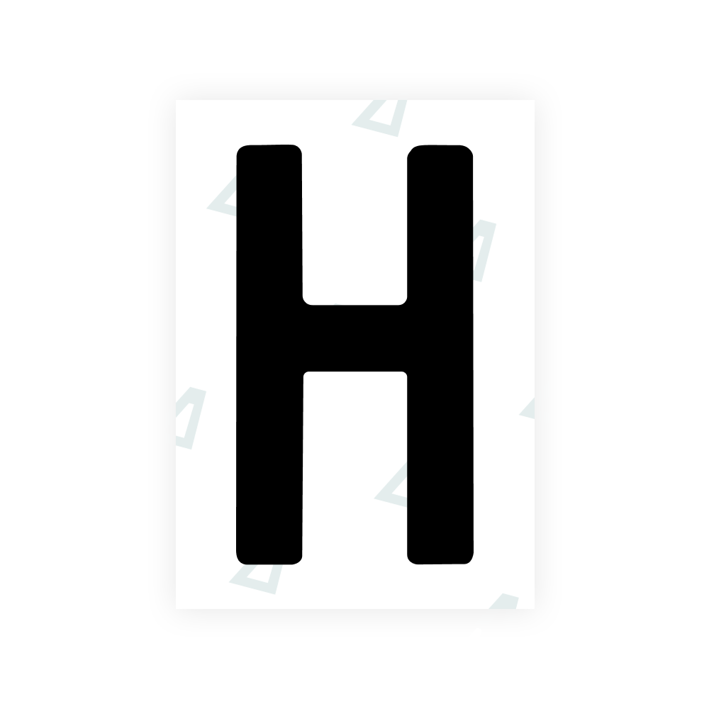 Alite Nanofilm para placas de vehículos de Nueva Zelanda – Símbolo "H"