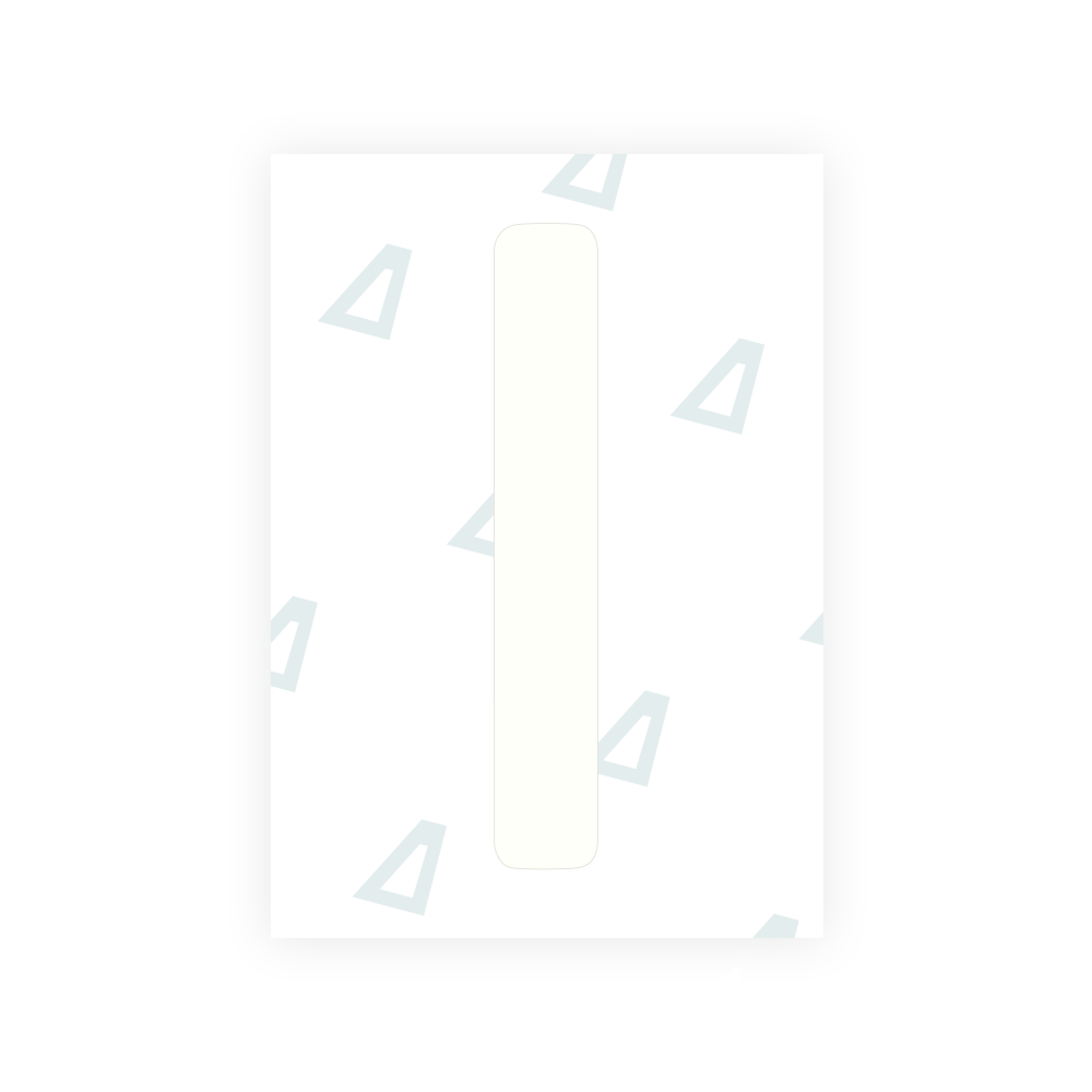 Alite Nanofilm for New Zealand license plates - Symbol "I"