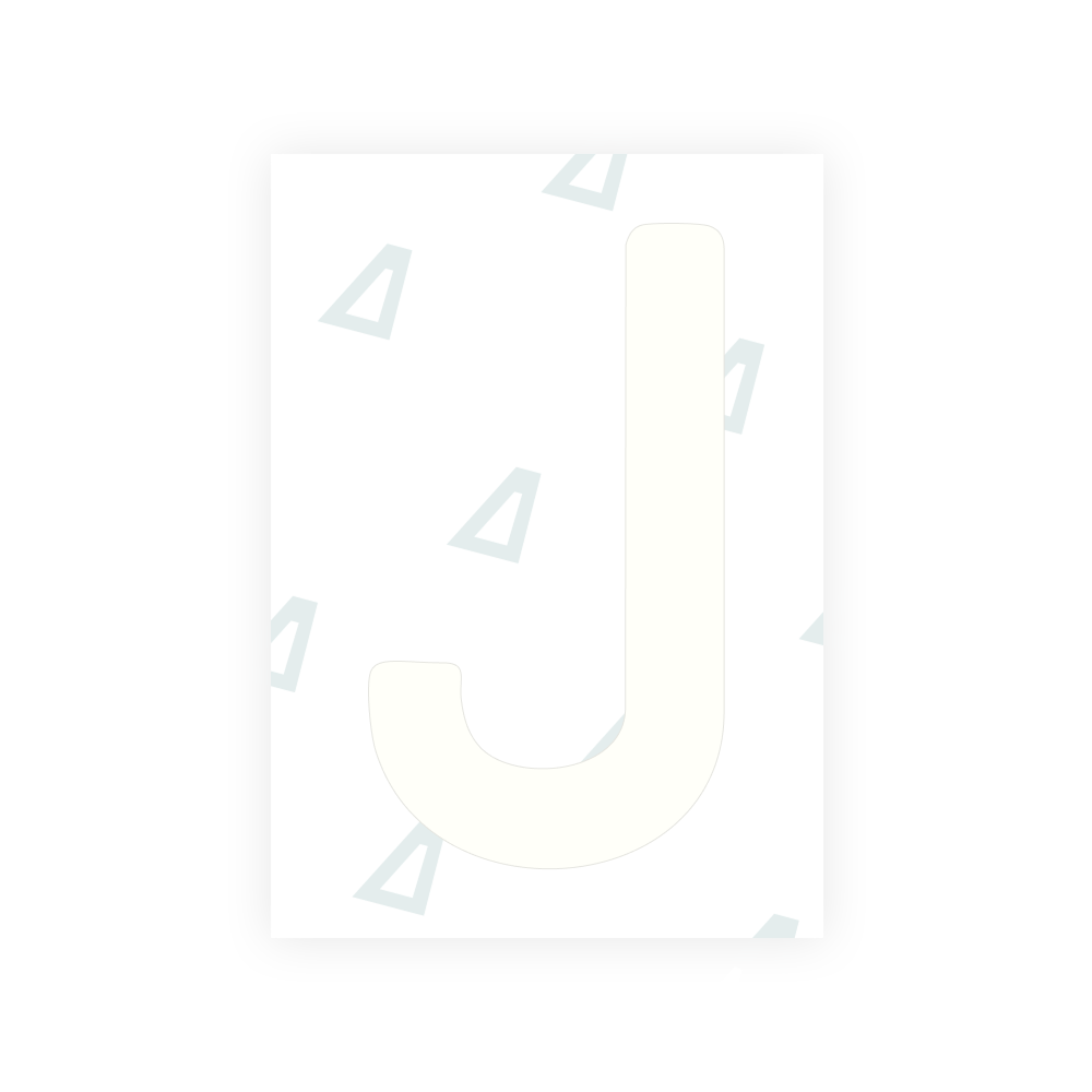 Alite Nanofilm for New Zealand license plates - Symbol "J"