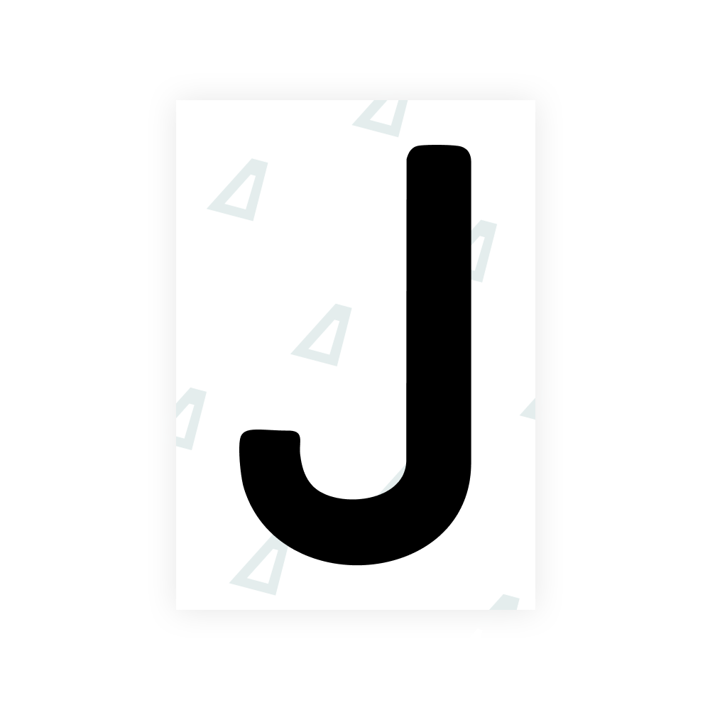 Alite Nanofilm for New Zealand license plates - Symbol "J"