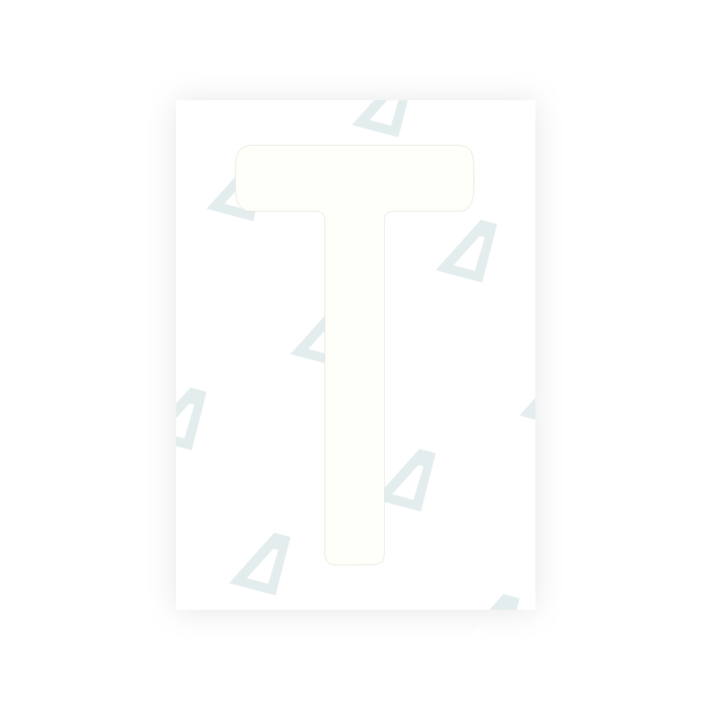 Alite Nanofilm for New Zealand license plates - Symbol "T"