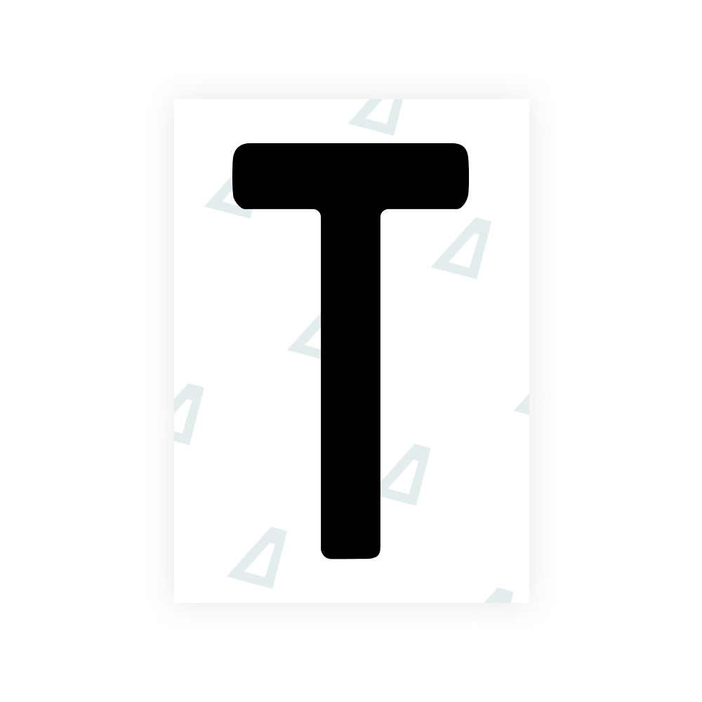Alite Nanofilm for New Zealand license plates - Symbol "T"