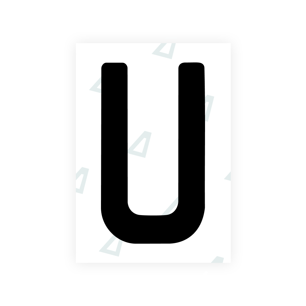 Alite Nanofilm for New Zealand license plates - Symbol "U"