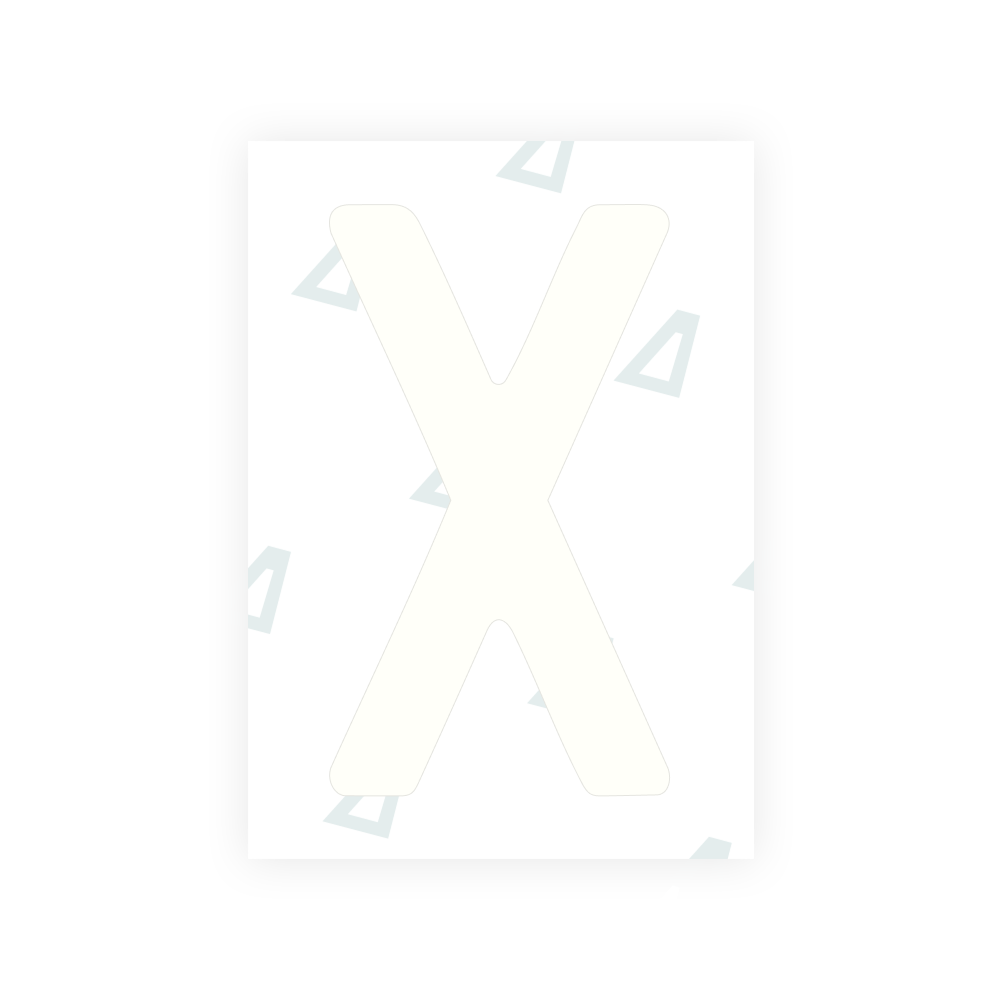 Alite Nanofilm for New Zealand license plates - Symbol "X"