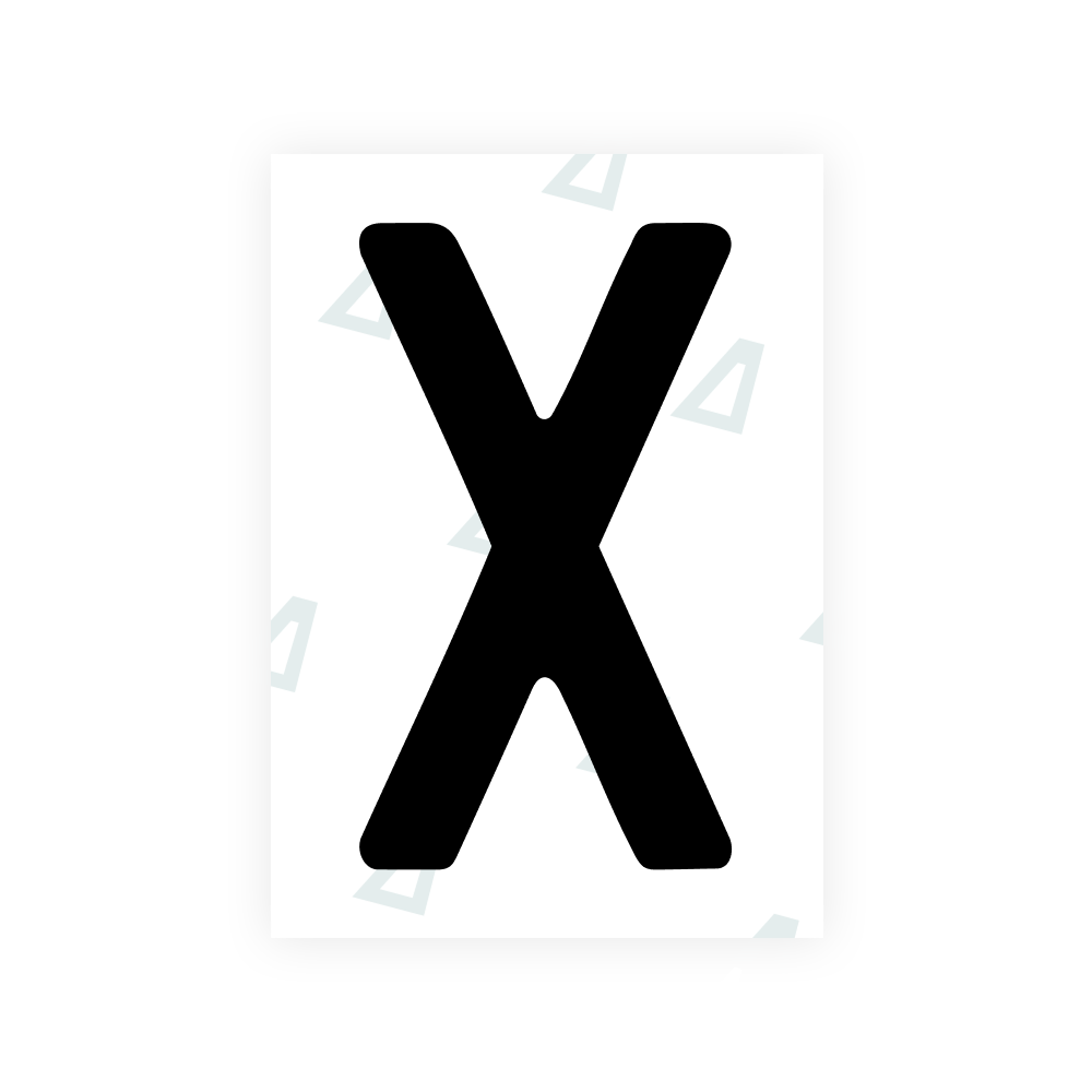 Alite Nanofilm for New Zealand license plates - Symbol "X"