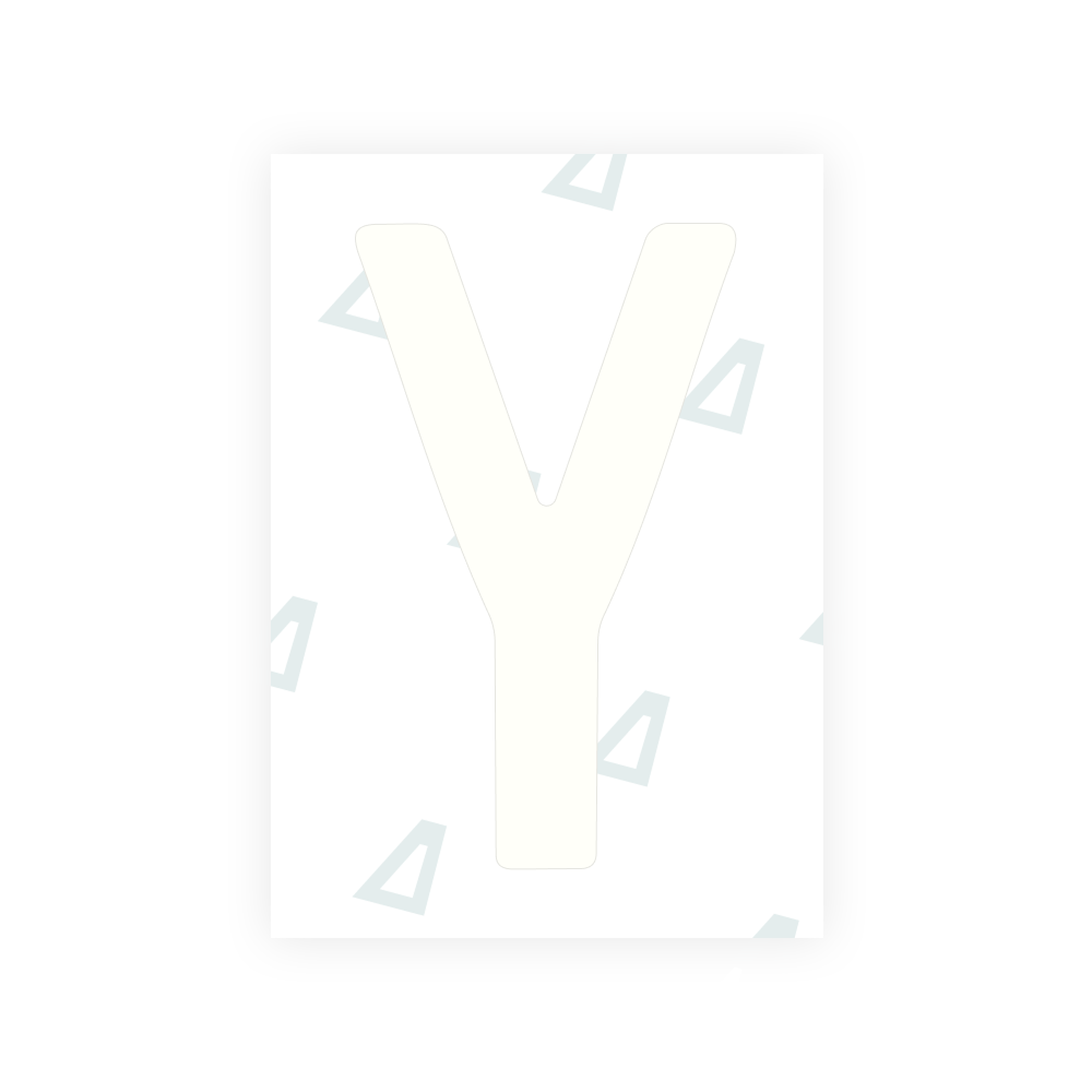Alite Nanofilm for New Zealand license plates - Symbol "Y"