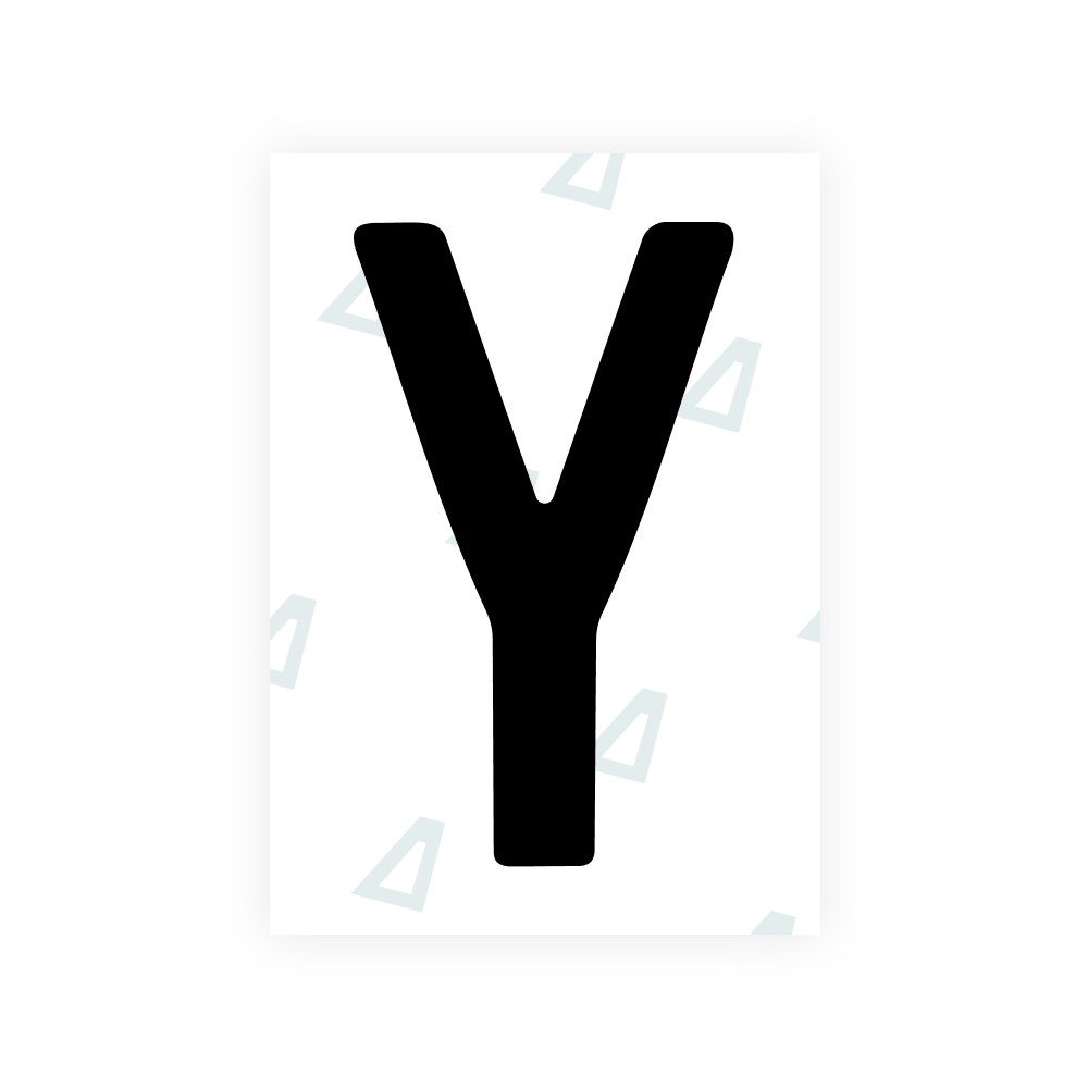 Alite Nanofilm for New Zealand license plates - Symbol "Y"