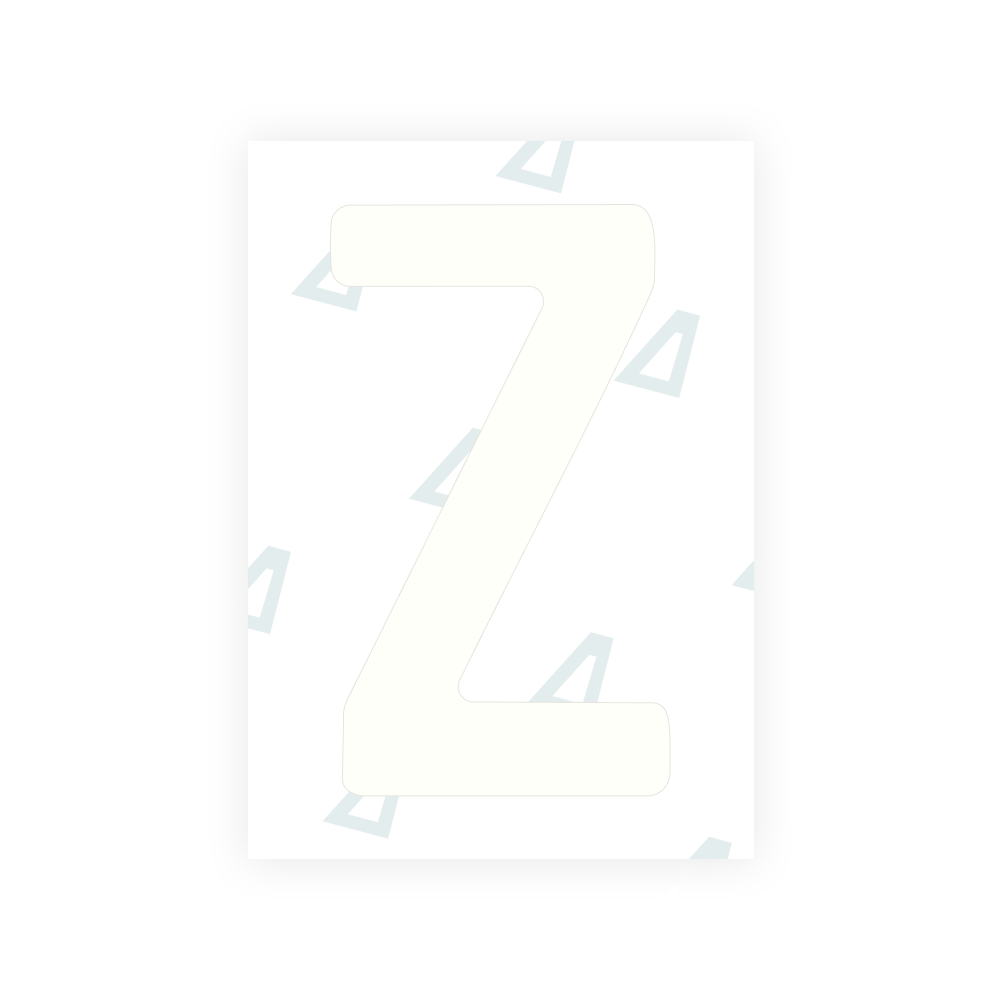 Alite Nanofilm for New Zealand license plates - Symbol "Z"