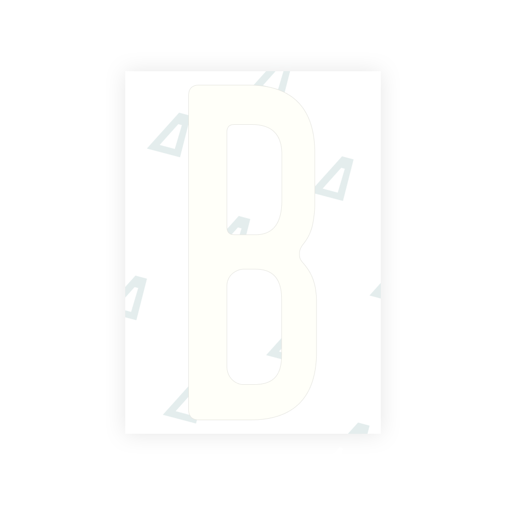 Alite Nanofilm for Nigeria license plates - Symbol "B"