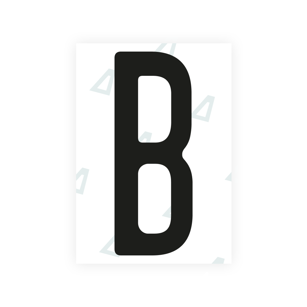 Alite Nanofilm for Nigeria license plates - Symbol "B"