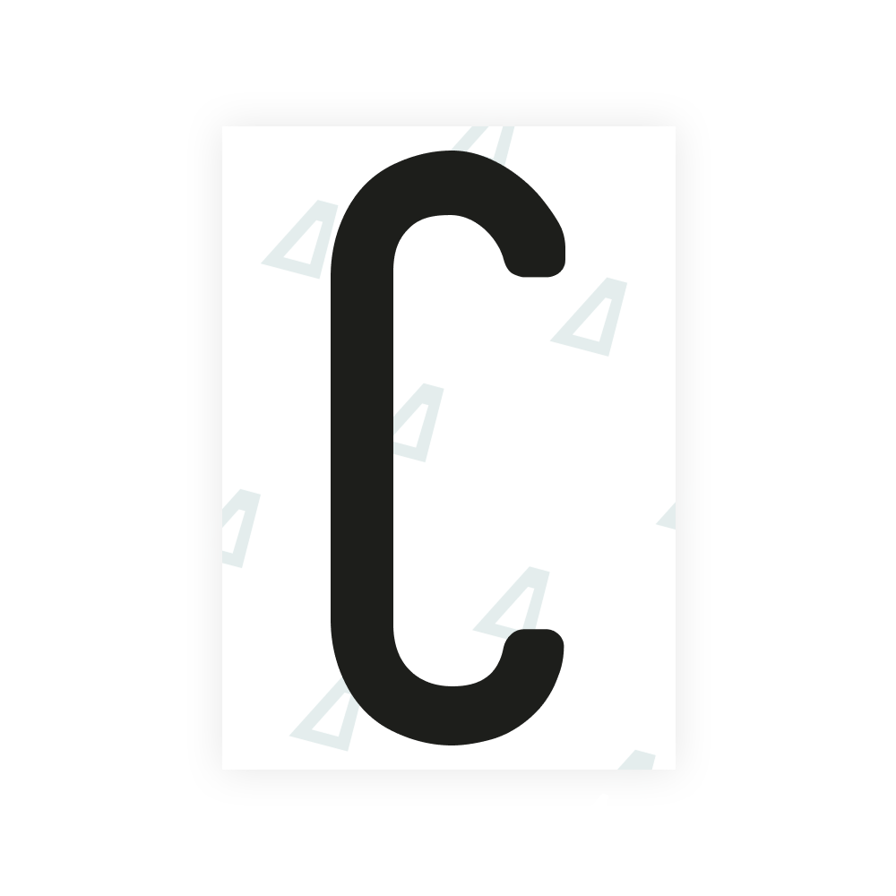 Alite Nanofilm for Nigeria license plates - Symbol "C"