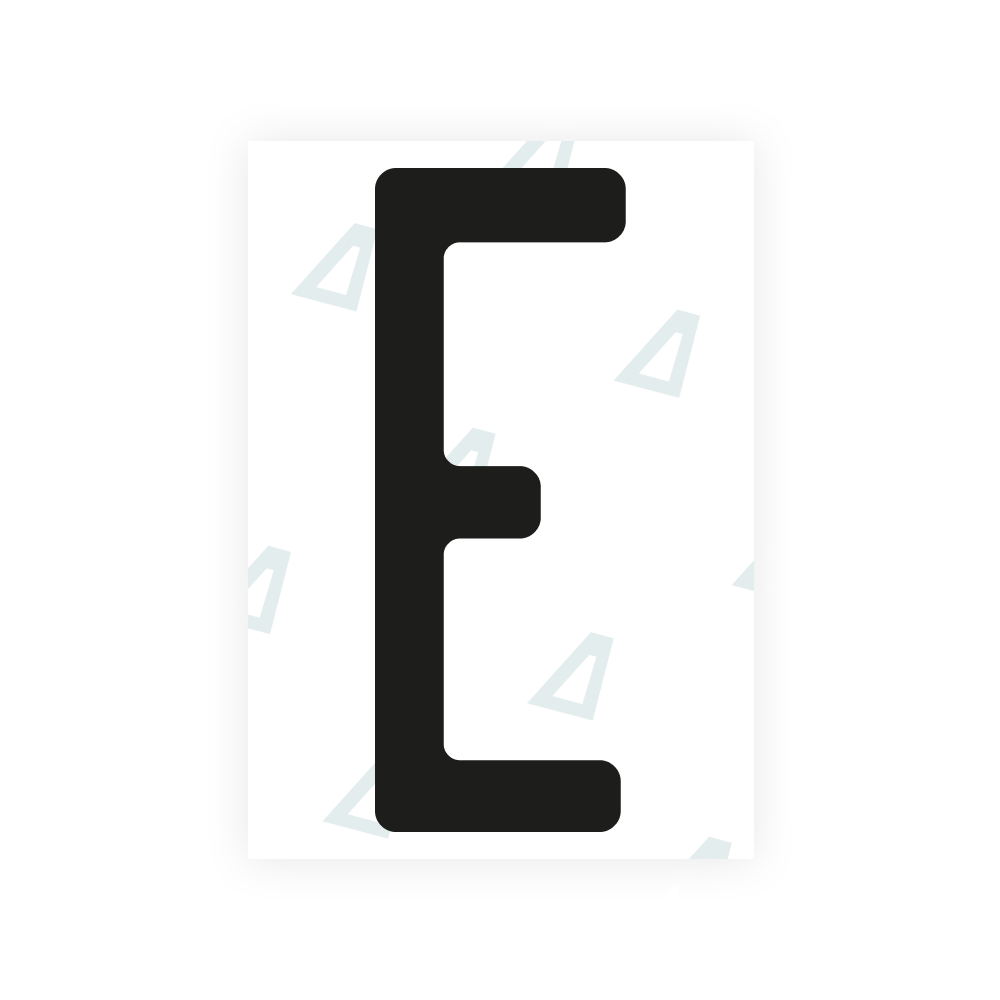 Alite Nanofilm for Nigeria license plates - Symbol "E"