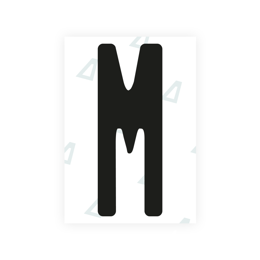 Alite Nanofilm para matrículas de Nigeria - Símbolo "M"