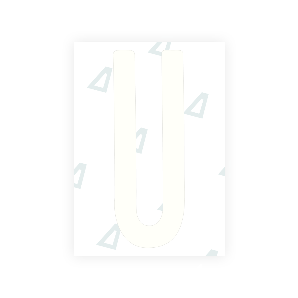 Alite Nanofilm for Nigeria license plates - Symbol "U"