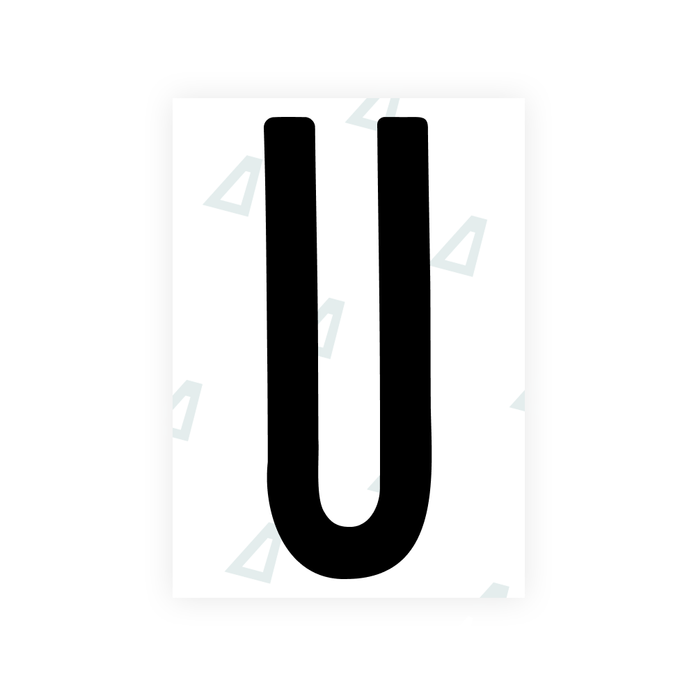 Alite Nanofilm for Nigeria license plates - Symbol "U"