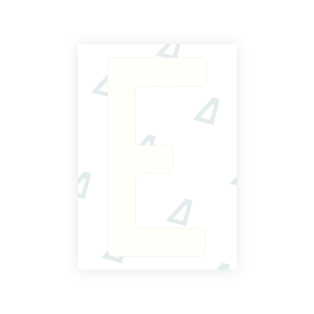 Alite Nanofilm for US (North Dakota) license plates - Symbol "E"