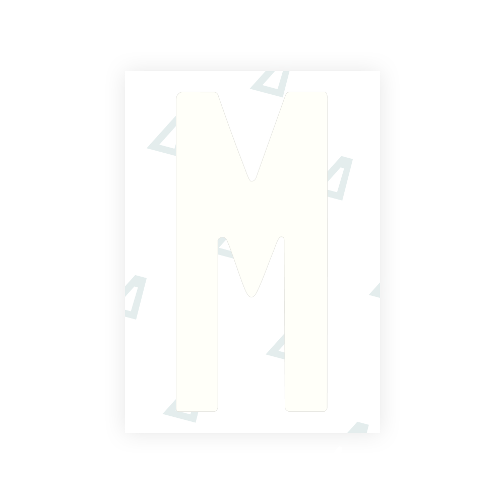 Alite Nanofilm for US (North Dakota) license plates - Symbol "M"