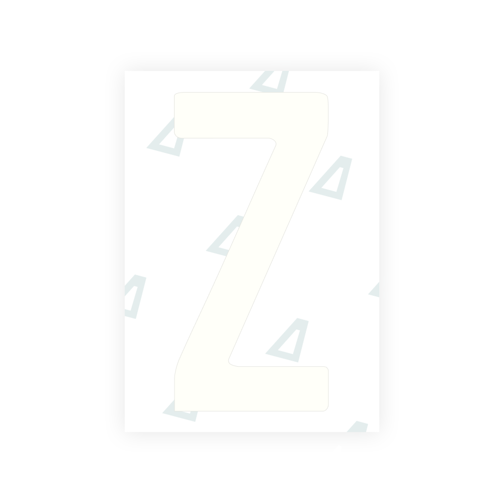 Alite Nanofilm for US (North Dakota) license plates - Symbol "Z"