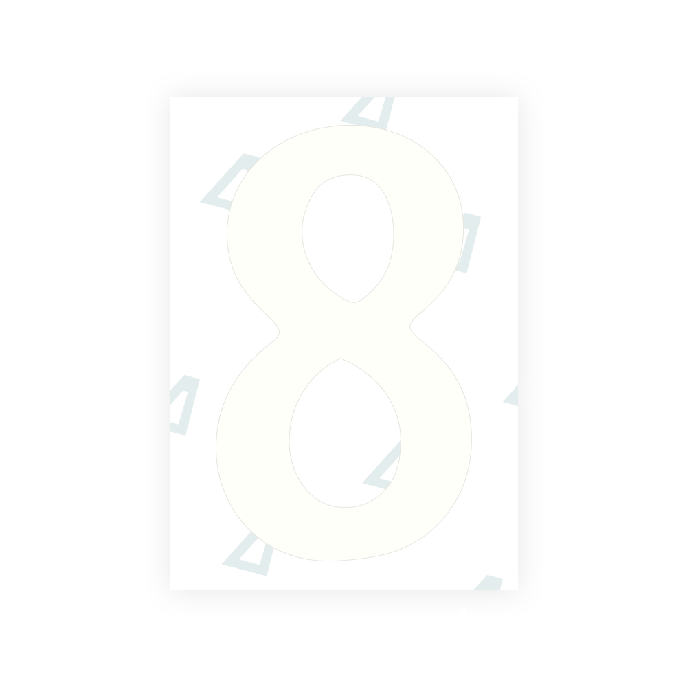 Alite Nanofilm for Norway license plates - Symbol "8"
