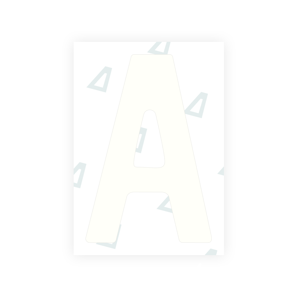 Alite Nanofilm for Norway license plates - Symbol "A"