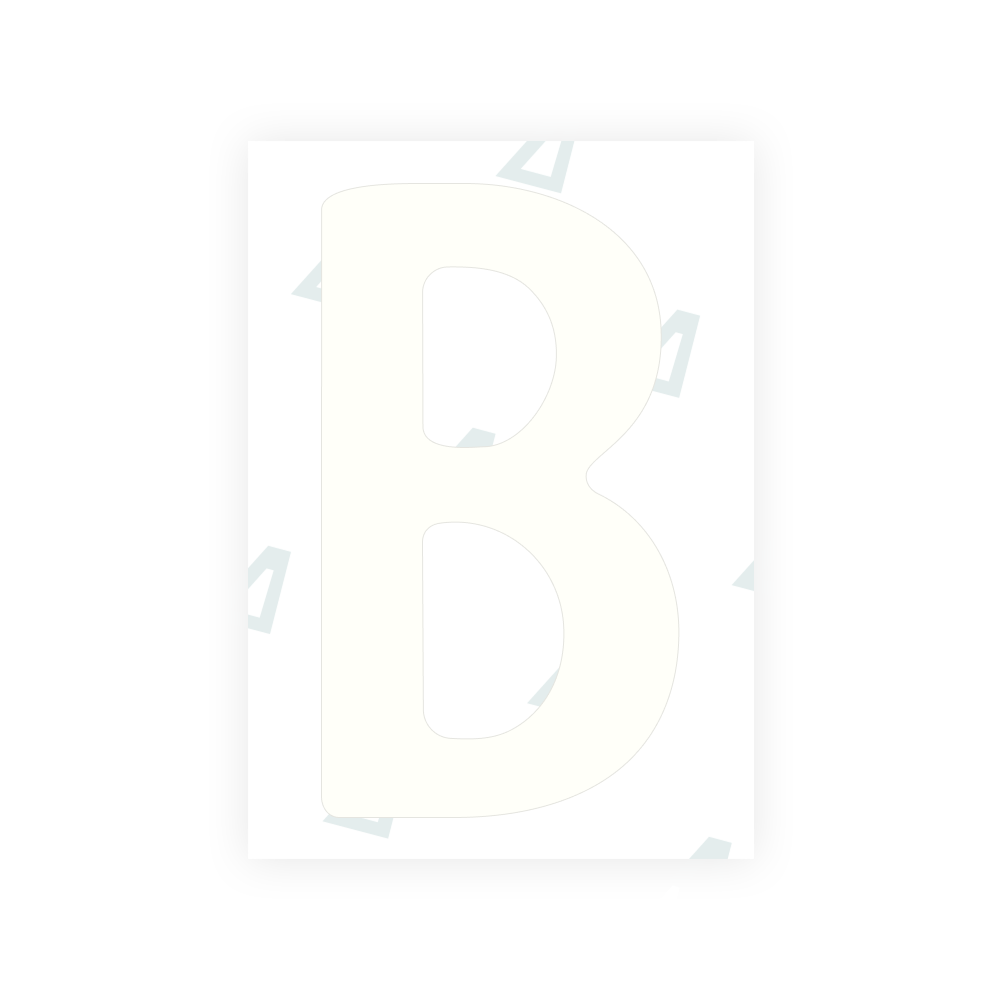 Alite Nanofilm for Norway license plates - Symbol "B"