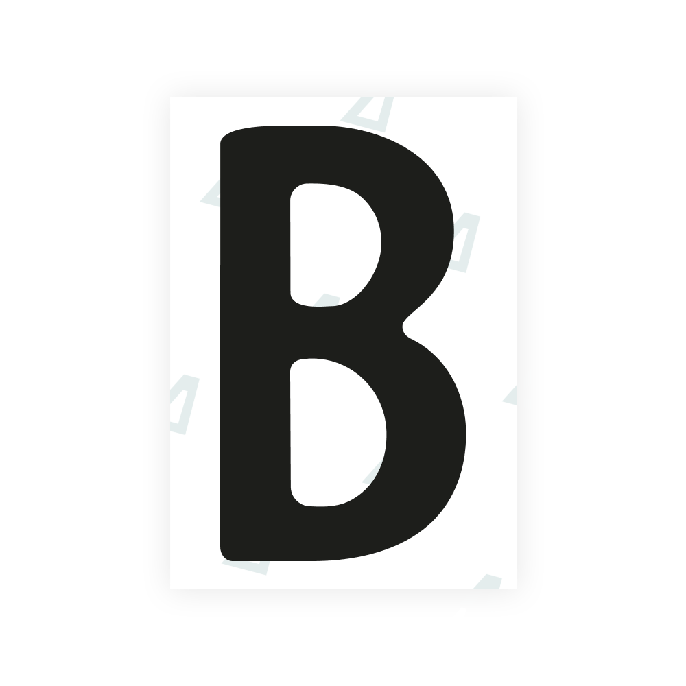 Alite Nanofilm for Norway license plates - Symbol "B"