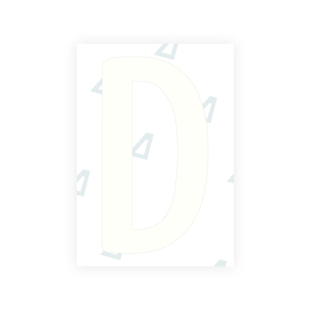 Alite Nanofilm for Norway license plates - Symbol "D"