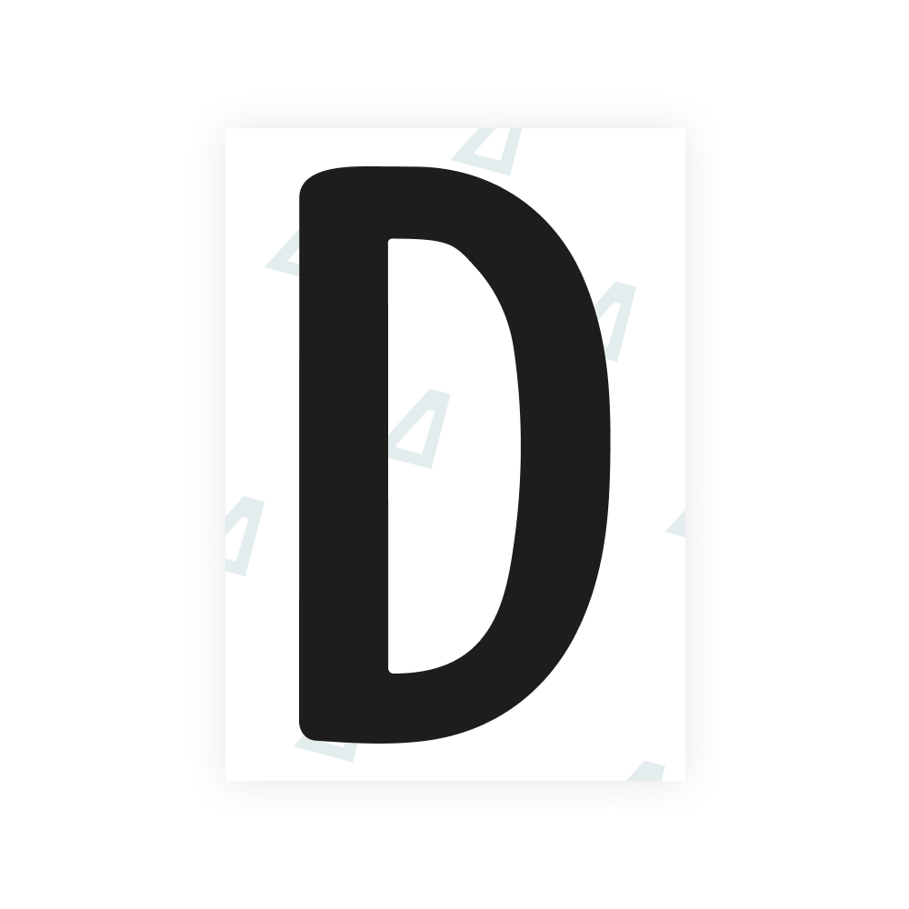 Alite Nanofilm for Norway license plates - Symbol "D"