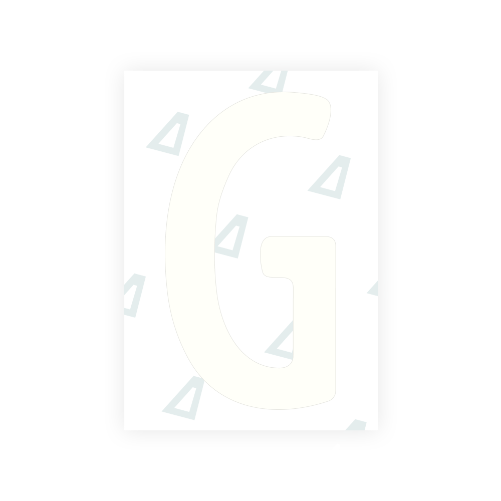 Alite Nanofilm for Norway license plates - Symbol "G"