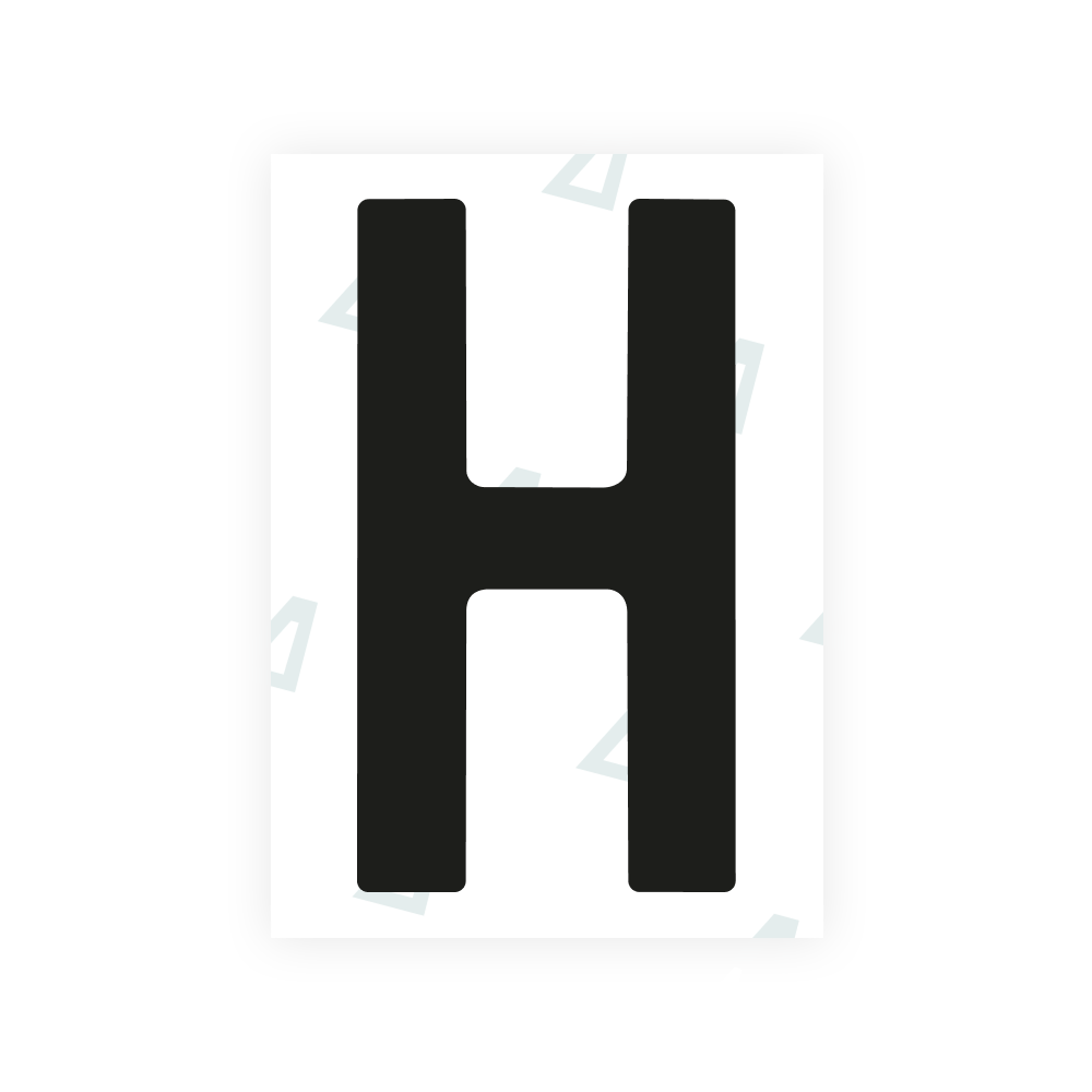 Alite Nanofilm for Norway license plates - Symbol "H"