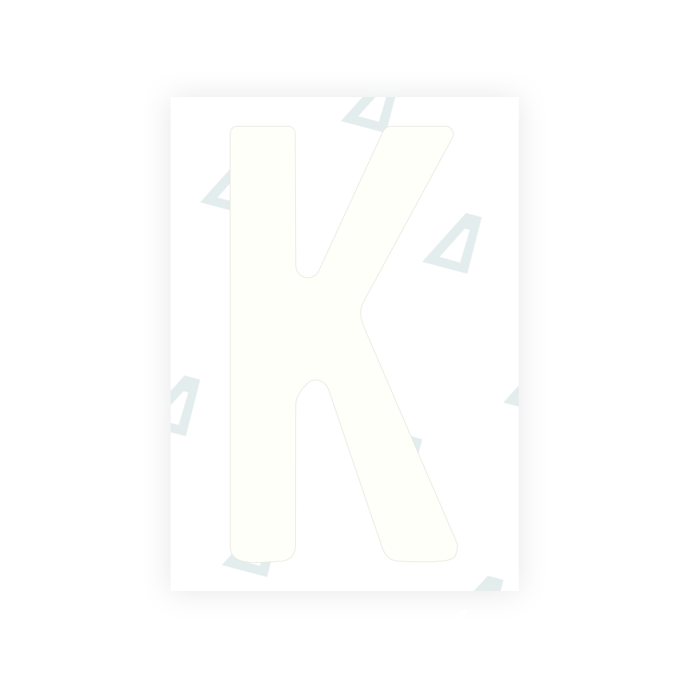 Alite Nanofilm for Norway license plates - Symbol "K"