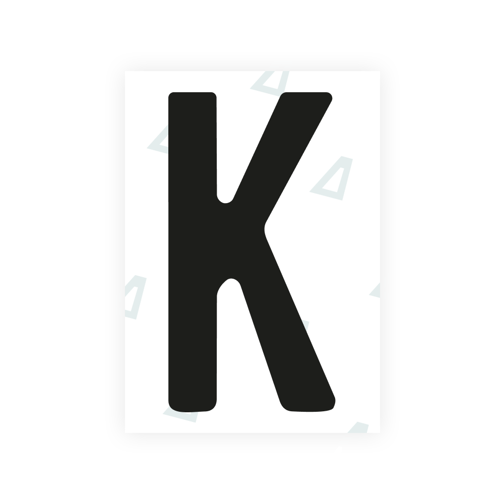 Alite Nanofilm for Norway license plates - Symbol "K"