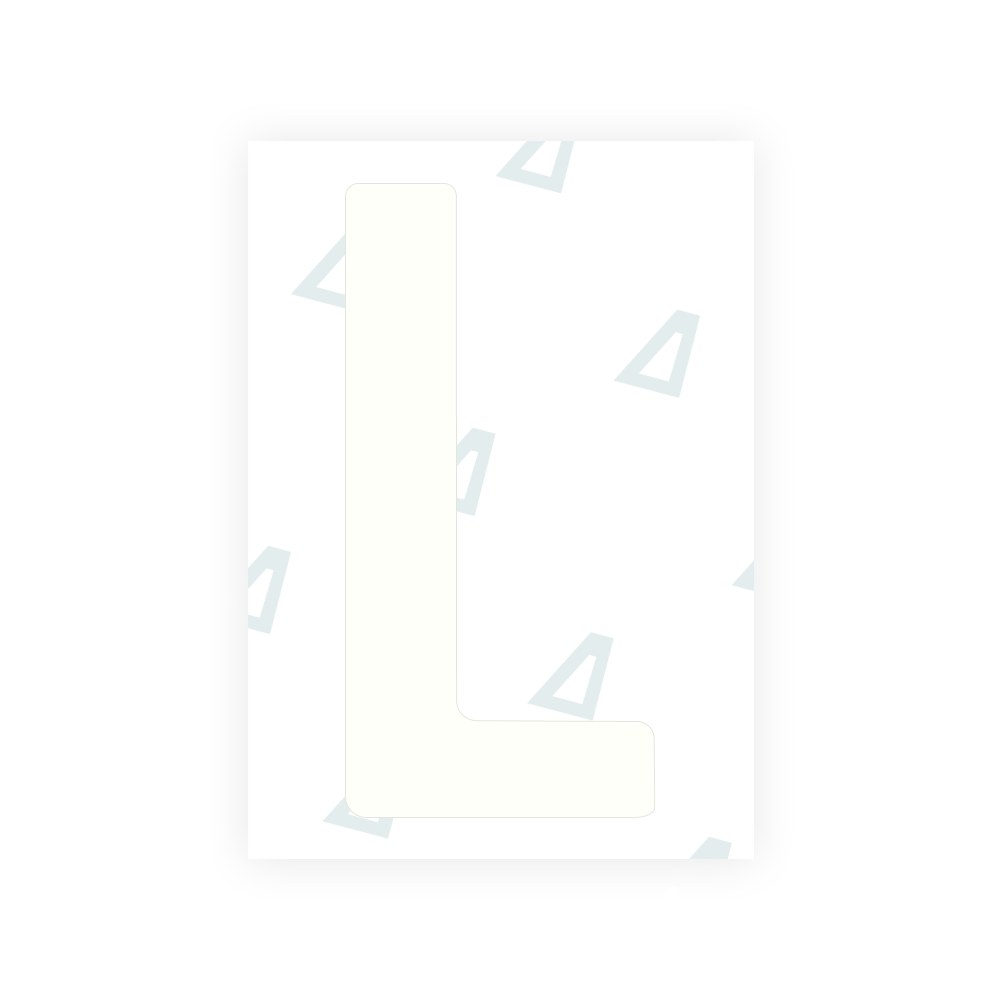 Alite Nanofilm for Norway license plates - Symbol "L"