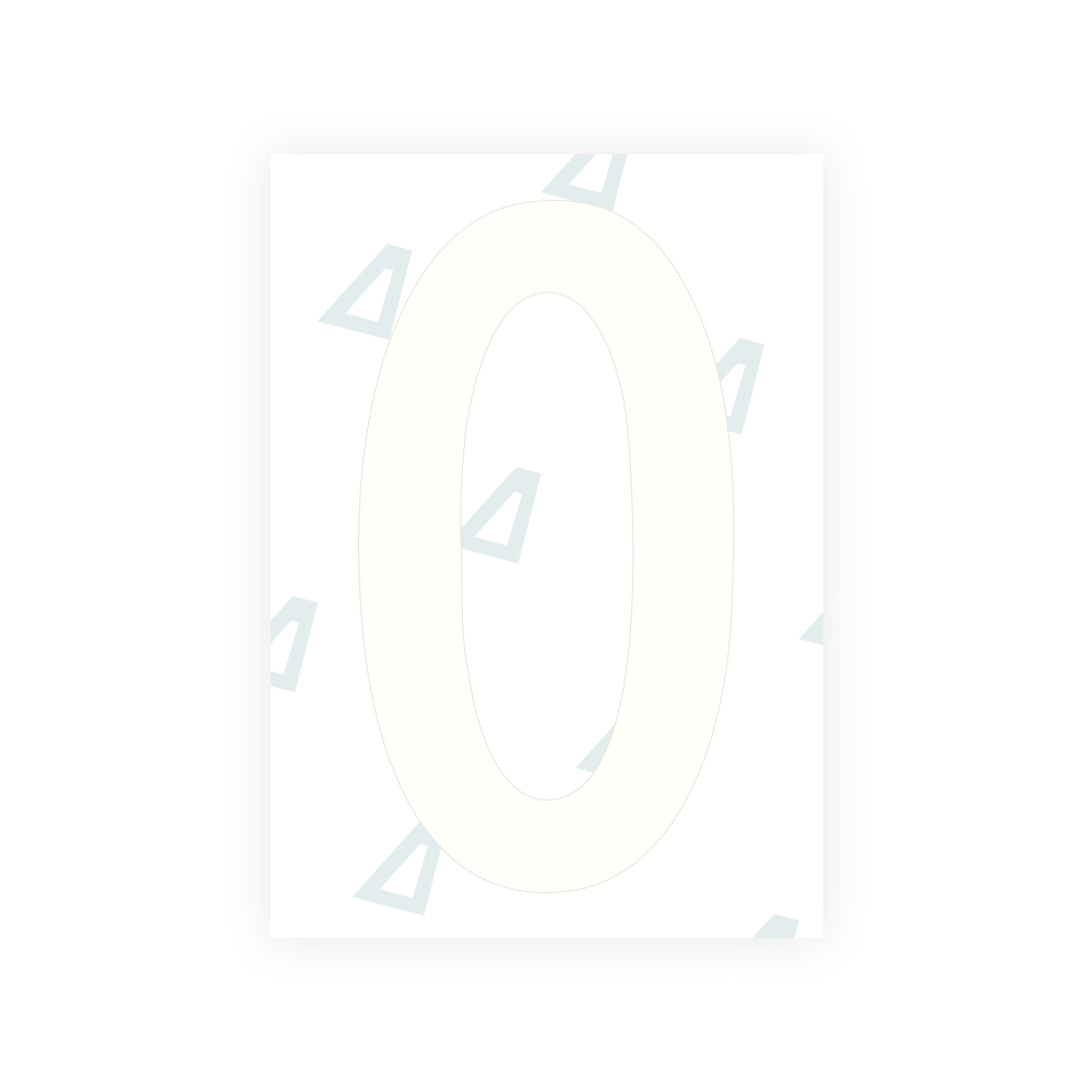 Alite Nanofilm for Norway license plates - Symbol "O"