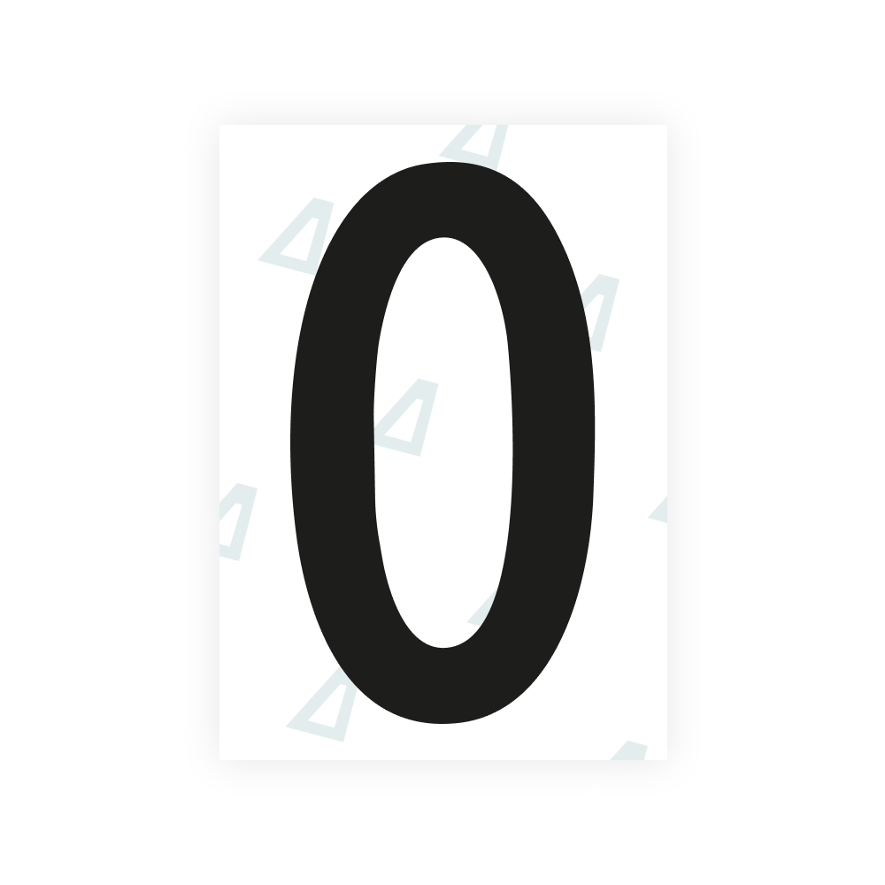 Alite Nanofilm for Norway license plates - Symbol "O"