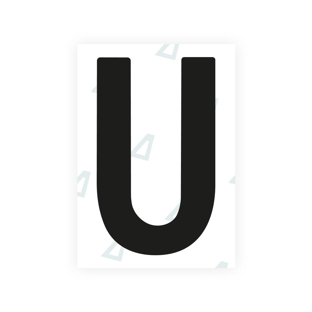 Alite Nanofilm for Norway license plates - Symbol "U"