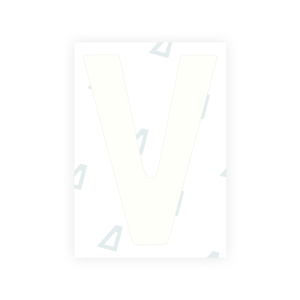 Alite Nanofilm for Norway license plates - Symbol "V"