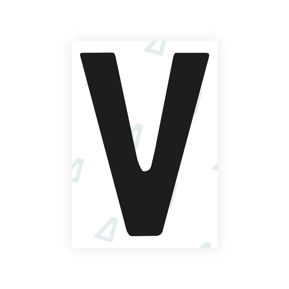 Alite Nanofilm for Norway license plates - Symbol "V"