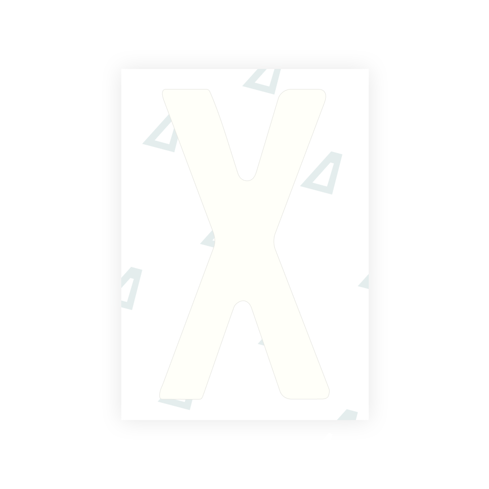 Alite Nanofilm for Norway license plates - Symbol "X"