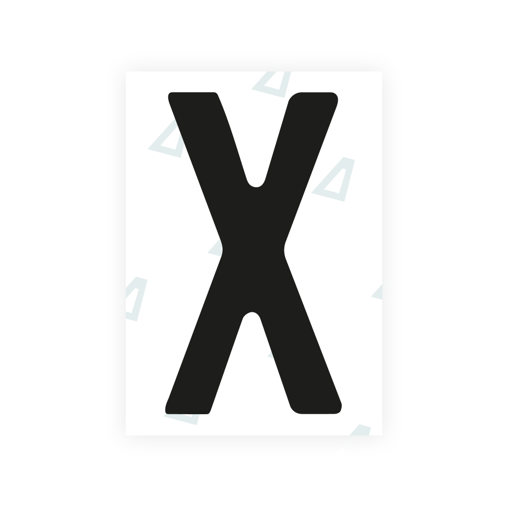 Alite Nanofilm for Norway license plates - Symbol "X"