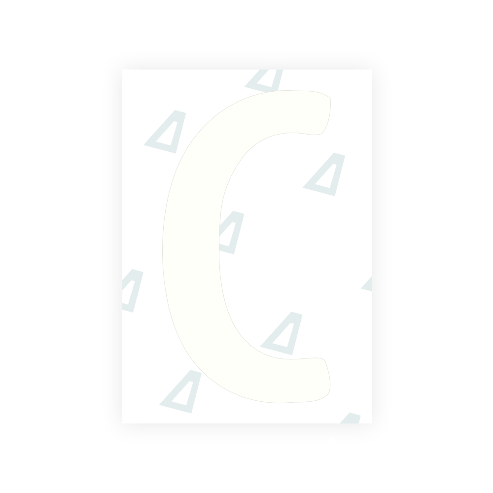 Alite Nanofilm for Norway license plates - Symbol "C"