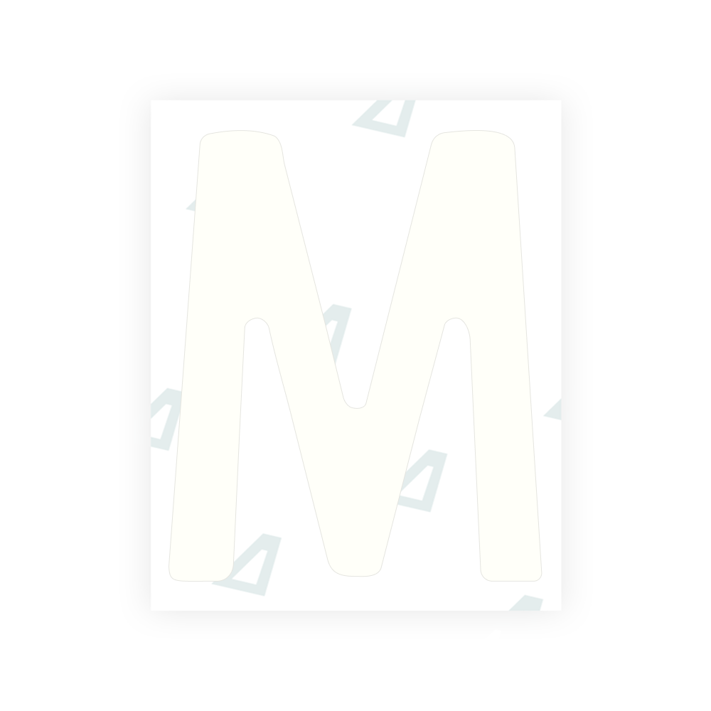 Alite Nanofilm for Norway license plates - Symbol "M"