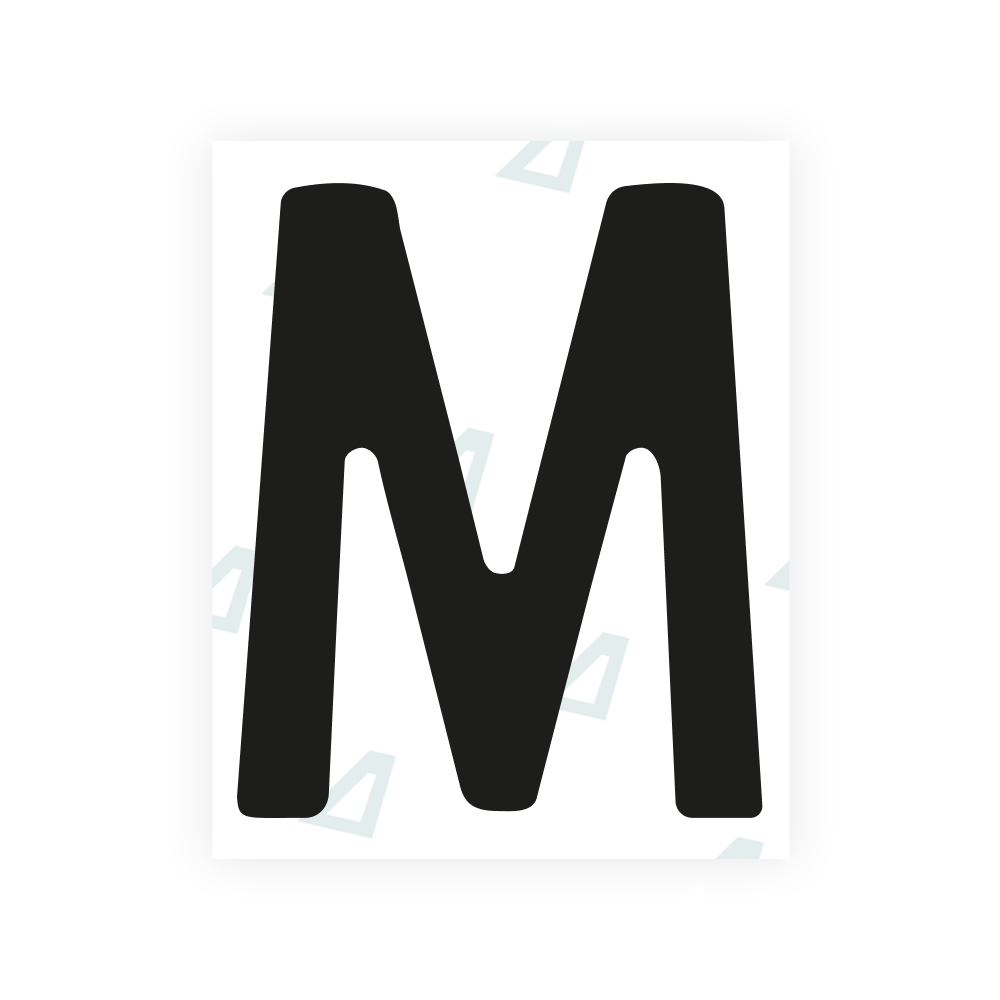 Alite Nanofilm for Norway license plates - Symbol "M"