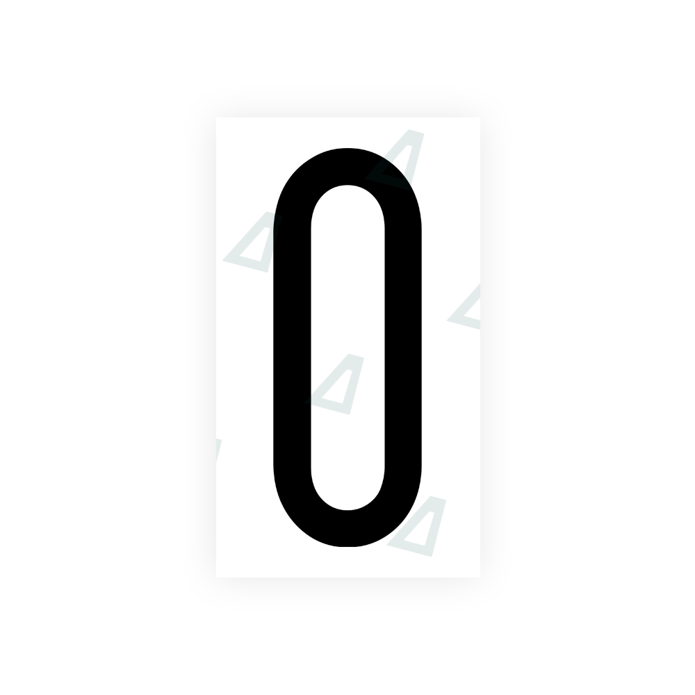 anti radar number sticker