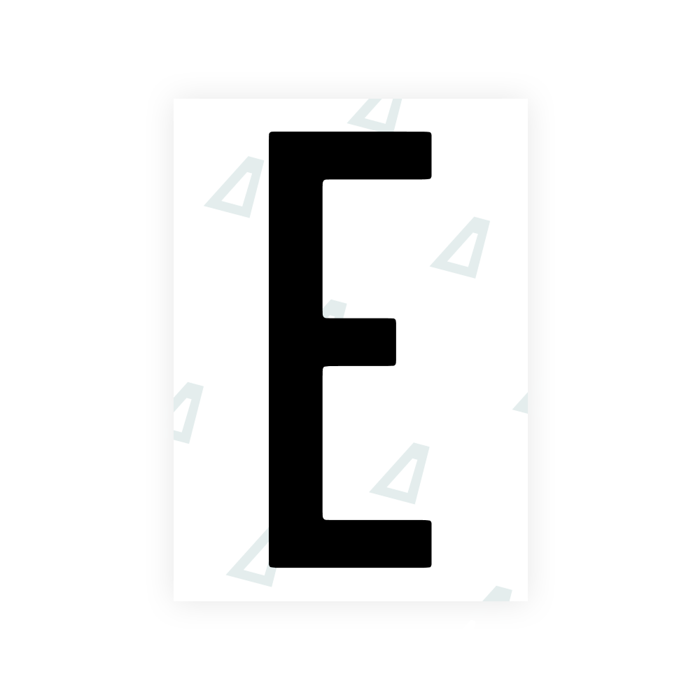 Alite Nanofilm for US (Ohio 2021) license plates - Symbol "E"