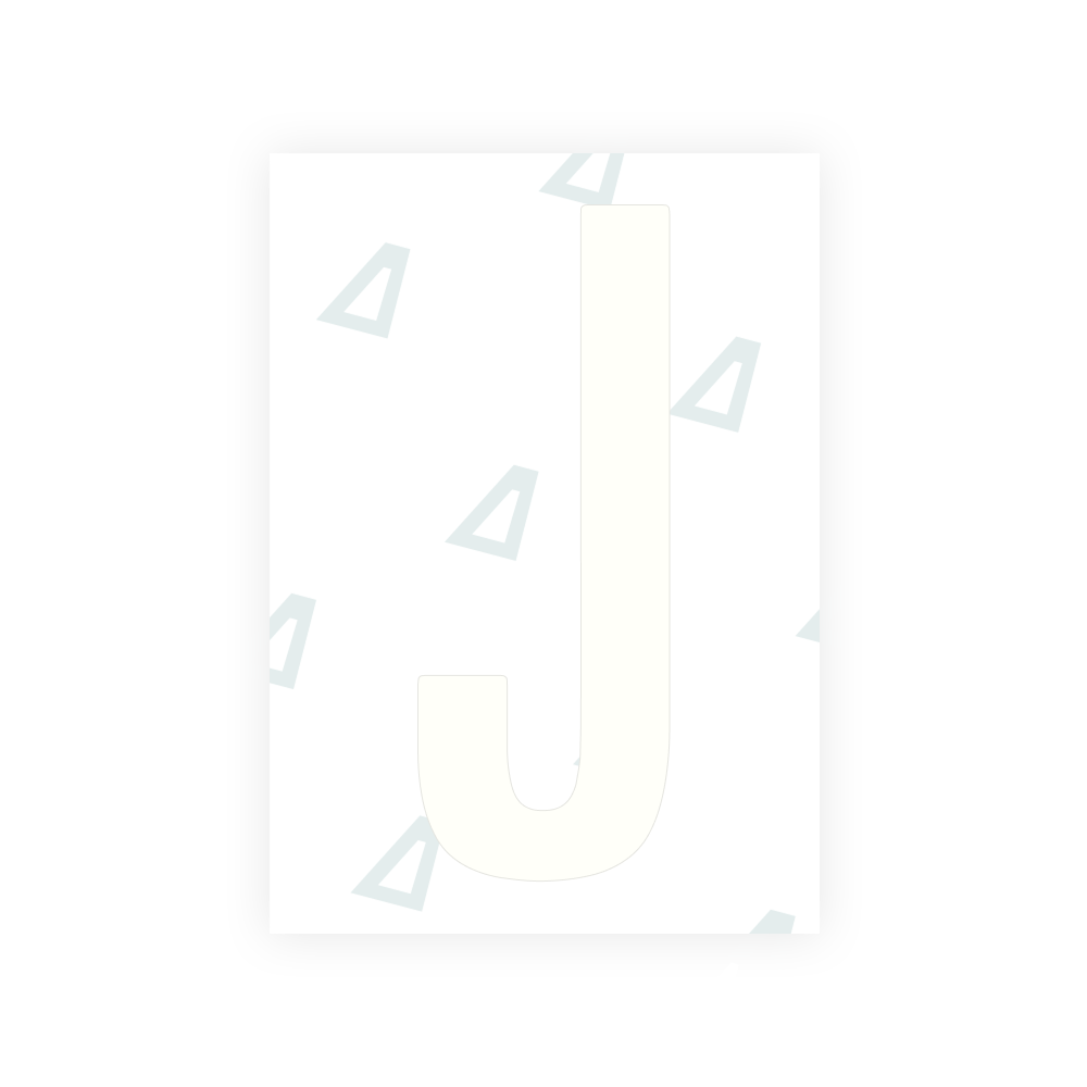 Alite Nanofilm for US (Ohio 2021) license plates - Symbol "J"