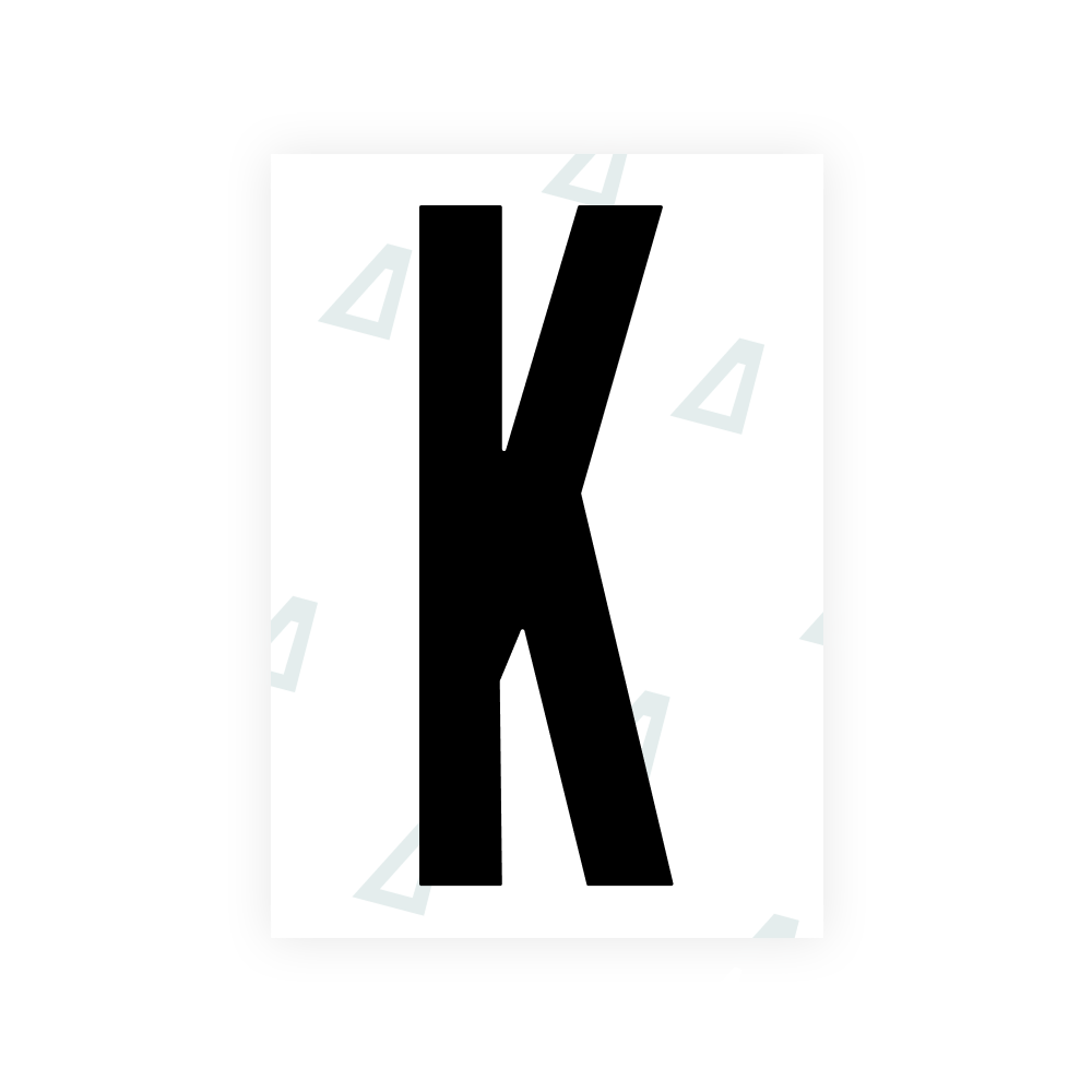 Alite Nanofilm for US (Ohio 2021) license plates - Symbol "K"