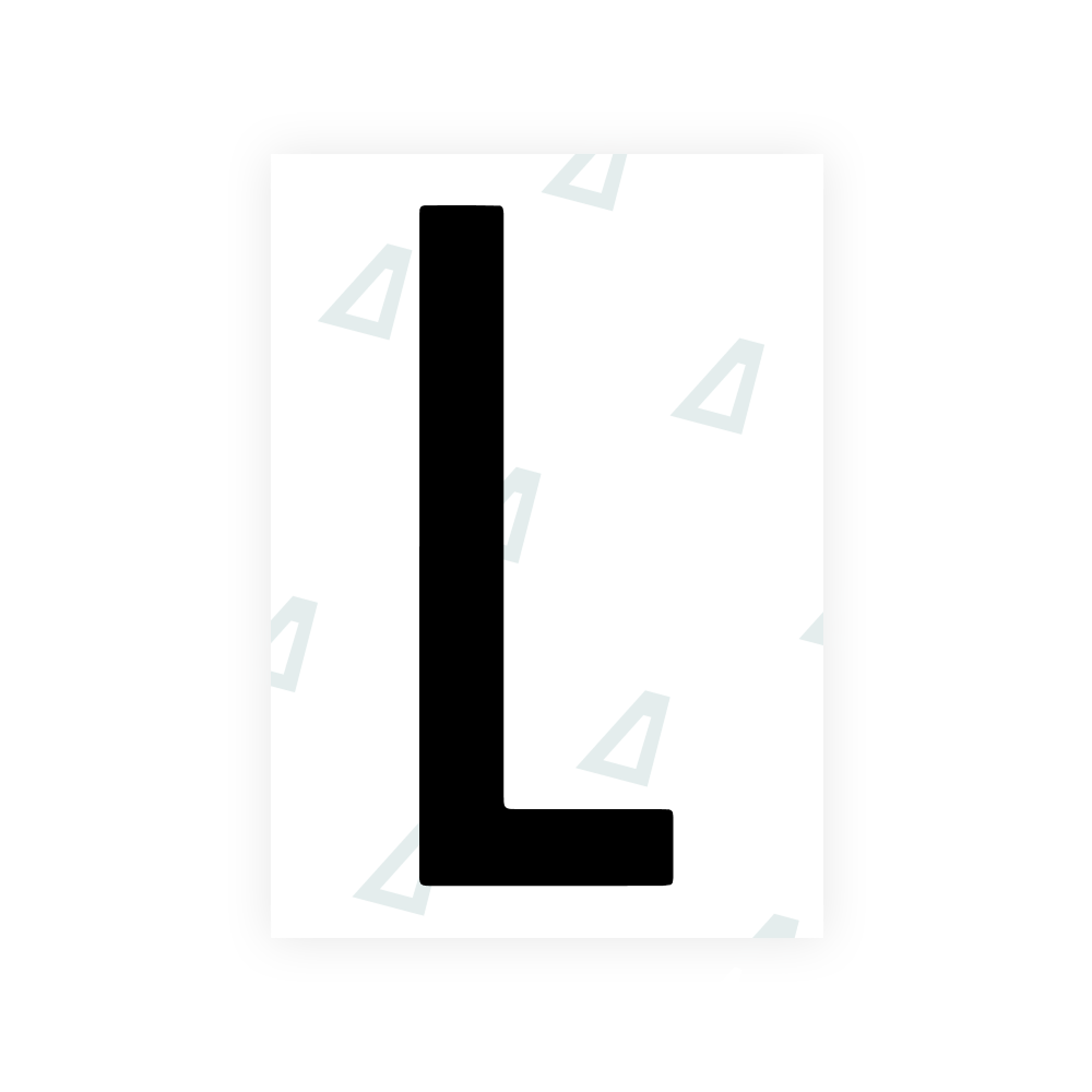 Alite Nanofilm for US (Ohio 2021) license plates - Symbol "L"