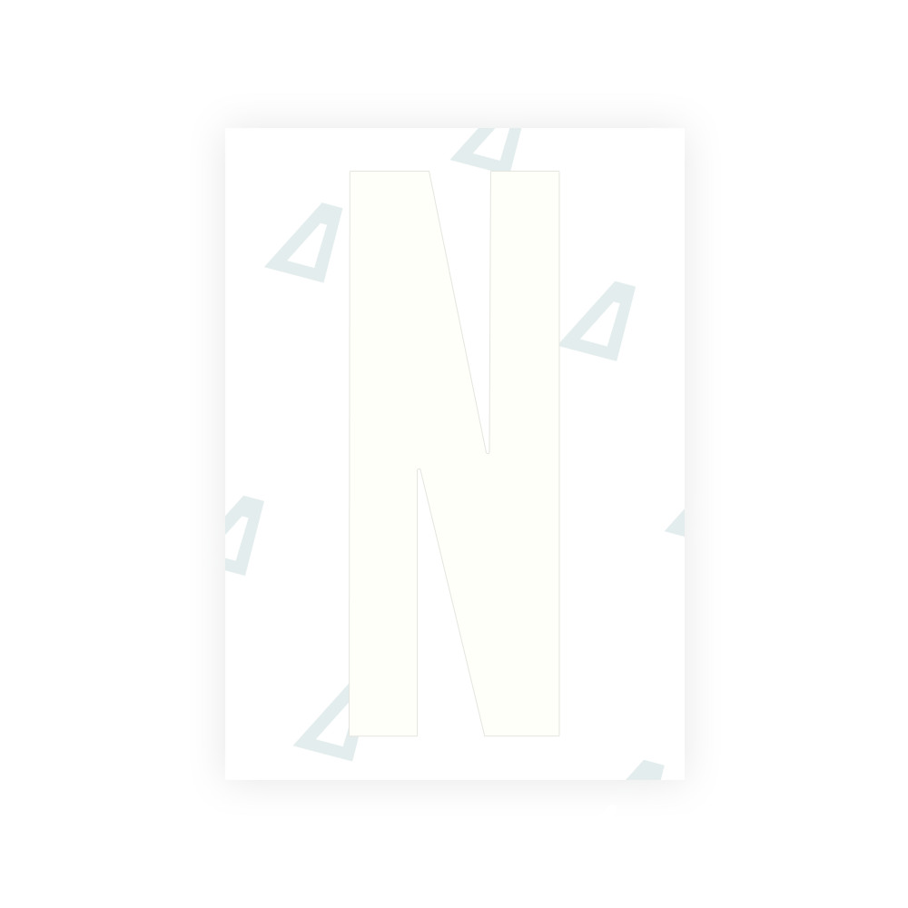 Alite Nanofilm for US (Ohio 2021) license plates - Symbol "N"