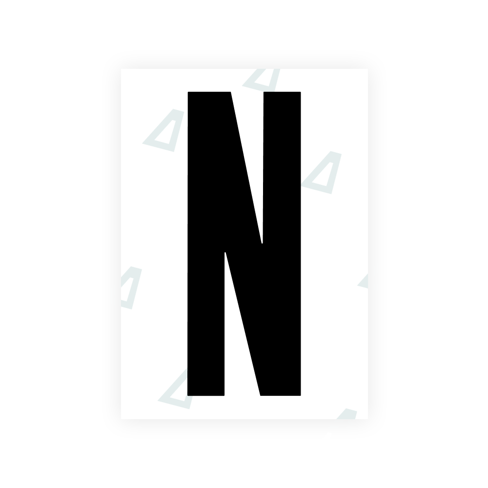 Alite Nanofilm for US (Ohio 2021) license plates - Symbol "N"